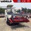 full feeding WORLD brand 88HP 4LZ-4.0E mini rice combine harvester price