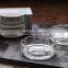 round glass ash tray clear glass ash tray