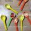 Haonai cute colorful ceramic spoon, creamic ice creame spoon