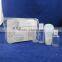 4pcs portable plastic transparent travel bottle toiletries kit cosmetics travel bottle set