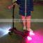 Cool Electric Jet Spray Design 3 Wheel LED Scooter For Kids, 4.5inch High Quality Adjustable Electric Scooter For Children