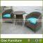 Foshan patio furniture rattan coffee set 2015