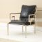 ND065 luxury stainless steel leisur chair modern and comfortable design