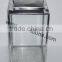 metal garden lantern with glass and rope handle