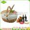 Custom cheap hand woven wicker empty picnic basket wholesale