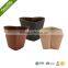 Biodegradable Outdoor Decorative Plastic Flower Pot/Planter/10 years lifetime