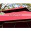 Derong DR-1120A home gazebo parts with iron frame and plastic wood cahir and table garden patio furniture