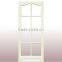 mordern glass insert wood interior door