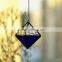 Handmade Hanging indigo Stained Glass Terrarium