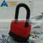 Normal or long shackle Aluminum laminated padlock with rubber cover waterproof gate locks