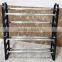 2 tier expandable cheap stackable plastic shoe rack,metal shoe rack