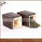 Burned Paulownia Wood Tea Canister Wholesale