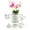 heart shaped wire holder memo clips with spiral wire base for party favors at a wedding reception