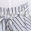 OEM clothes factory waist tie choker neck playsuit latest design woman summer dress