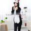 flannel cartoon adult animal jumpsuit animal pajamas jumpsuit devil design