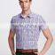 egyptian cotton plaid men shirt SHL104
