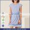2017 summer new children's cotton school girl belted plaid dress