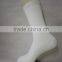 blank 100% polyester socks for sublimation white tube socks