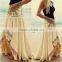 hot ladies new summer long asymmetric drape beach skirt
