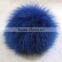 Myfur Top Quality Newest Color Khaki Green Fox Body Part Fur Pompoms