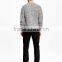 Comfortable Sweater Textured Crew-Neck Sweater For Men