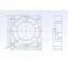 xinyujie 2507 12V dc cooling fan for projector