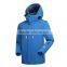 blue color men ski jacket with hood winter snow jacket