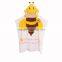 Cartoon 100% cotton hooded baby bath towel