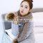Wholesale wild thick knitted wool scarf