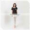 Young Girls Shirts Chiffon Trim Bamboo Fiber Cool Summer