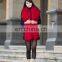 long hair real mongolian lamb fur scarf/shawl for women neck warm
