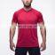 mens dark red workout bodybuilding cool tee shirts
