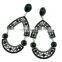 Wholesale trade in Europe and America environmental alloy rhinestone earrings