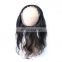 2017 new brazilian human hair 100% remy human hair 360 lace frontal closure