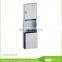 name of toilet accessories multi-function toilet paper holder with waste bin and hand dryer