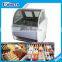 Portable ice cream showcase /gelato display cabinet for sale/popcicles blast freezer