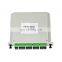 ABS Box LGX Cassette Type PLC Splitter 1x32 1x16 1x8 1x4 With Green Blue Connector SC/APC SC UPC