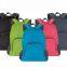 Nylon Polyester 210D 190T 420D sport leisure foldable backpack with zipper