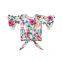 Flamingo Cactus Knotted Sweet Shirt Mommy And Me Blouse Kid Girls Fashion Clothing
