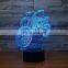 Cool 3D New World Game Lamp  7 Colors Change Led Night Light