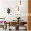 Modern simple wood lampshade kitchen ceiling pendant lights