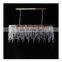 Modern fashion simple luxury K9 clear Crystal Ceiling Lighting Chandelier