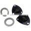 2 Pairs Suspension Strut Bearing + Strut Mount Front Upper SET For Honda Element