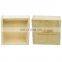 eco-friendly luxury antique wooden square storage box with custom size and logo