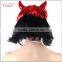 cheap halloween ox horn fake hair wigs