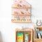 Multi-use Kitchen Spice Rack Floating wall shelf  for Kids Room wooden shelf