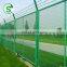 Traffic road plastic coated airport wire mesh fence with top wire