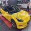 Electricity Light Metal Yellow Car Vinyl Wrap Air Self-adhesive Decoration Roll Film Vehicle Auto Stickers