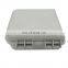Ftth 8Core Fiber Terminal Box with plc PC ABS Gray 1*8 Fiber Distribution Box