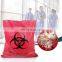 Factory Price Medical Red PE Plastic Waste Bag Yello Biohazard Bag for hospital